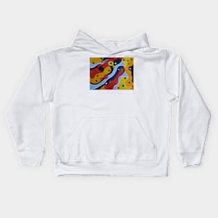 Oil Painting - Psychedelic abstract 2004 Kids Hoodie